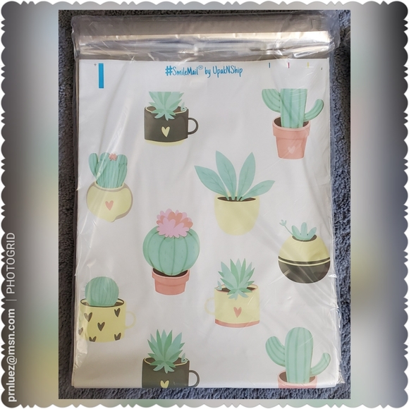 50 (10x13) Succulents Poly Mailers w/PostC… - Picture 2 of 5